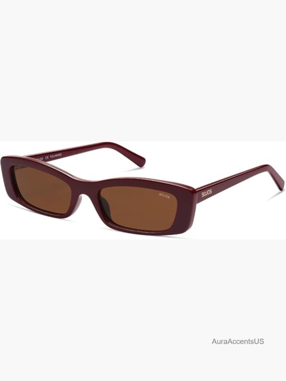 Retro 90s Polarized Rectangle Sunglasses Women Trendy Sun Glasses Piper